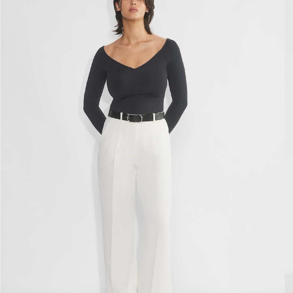 Elegant White Women's Pants